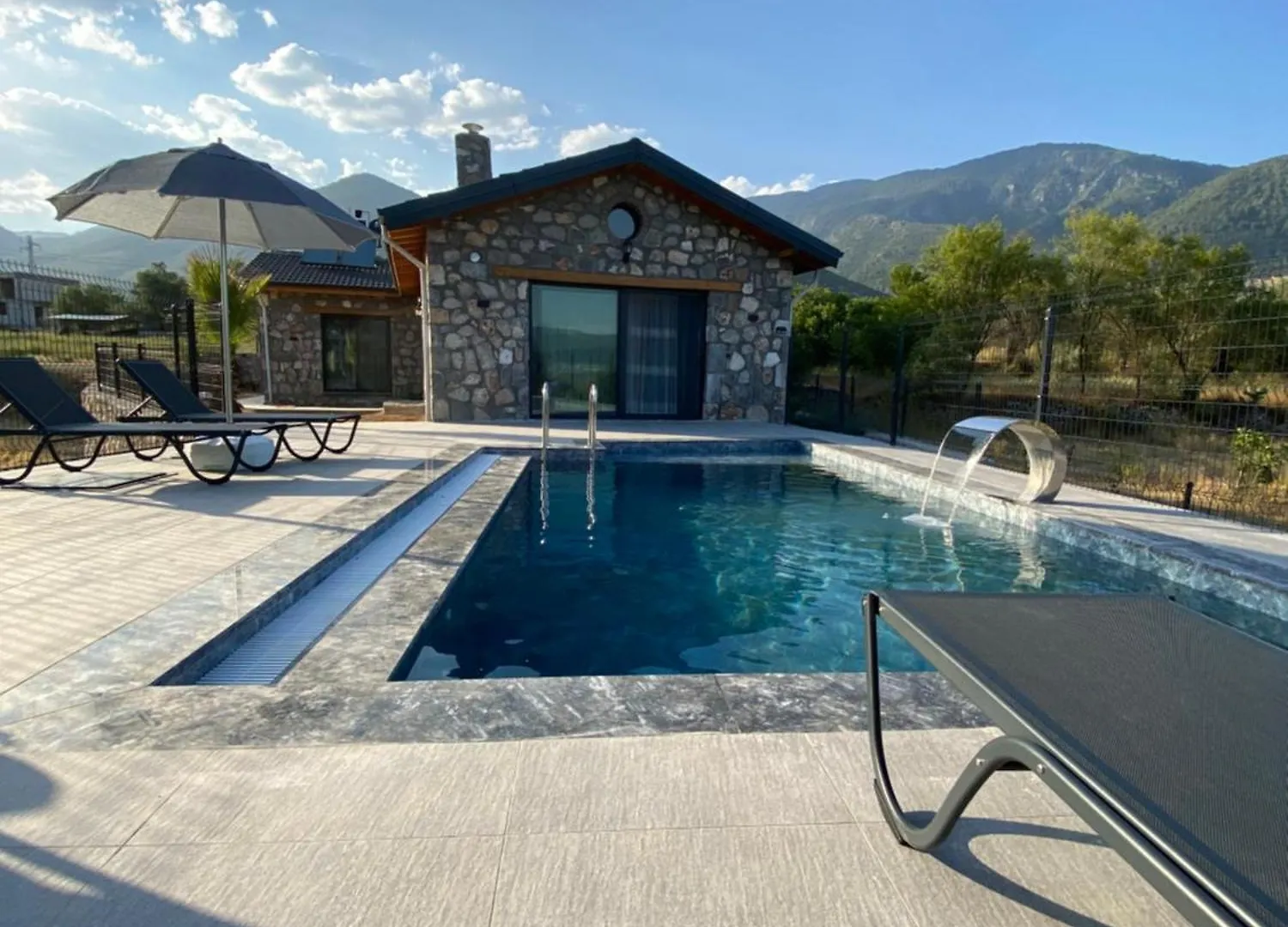 Luxury Stone House With Turkish Hamam, Sauna, Indoor And Outdoor Pool In Fethiye Mugla